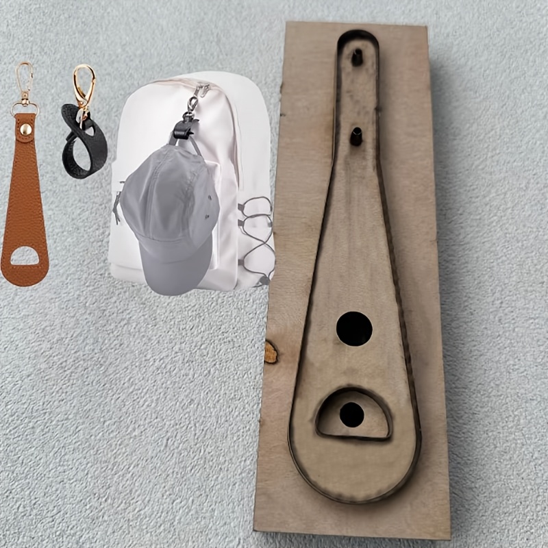 Leatherwork Embossing - DIYレザーバックパックバックル用手動刻印ツール、耐久性のあるダウンカッティングモールド、革細工用ハンドクラフトツール