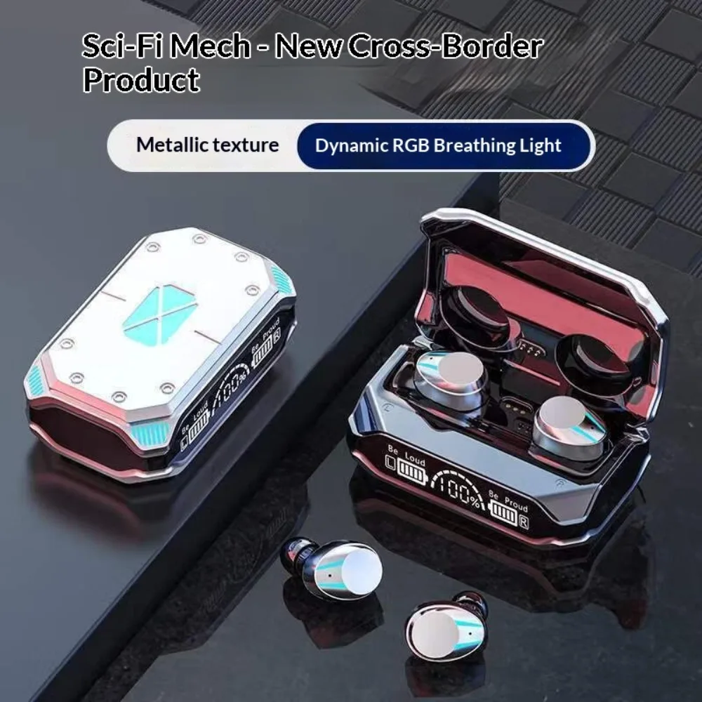 Leveling Leatherworking - ワイヤレスイヤホン Bluetooth 5.3 長時間スタンバイ バッテリー残量表示 快適な装着感