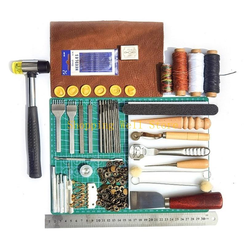 Leatherwork Beginner Tools - KX4B 初心者、専門家、革に適した革作業ツールと用品
