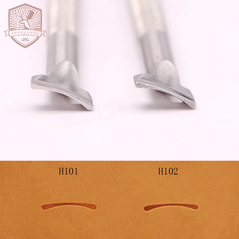 Leatherwork Embossing - スタンプツール,カッターパターン,カービングスタンピングツール,h101,h102,zhongjiang
