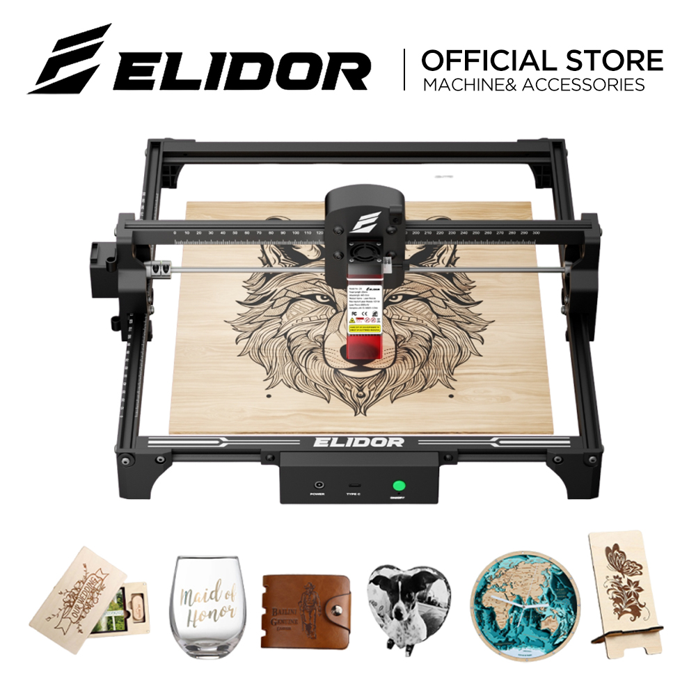 Leatherwork Beginner Tools - ELIDOR Z6 12W 6W レーザー彫刻機 初心者向け