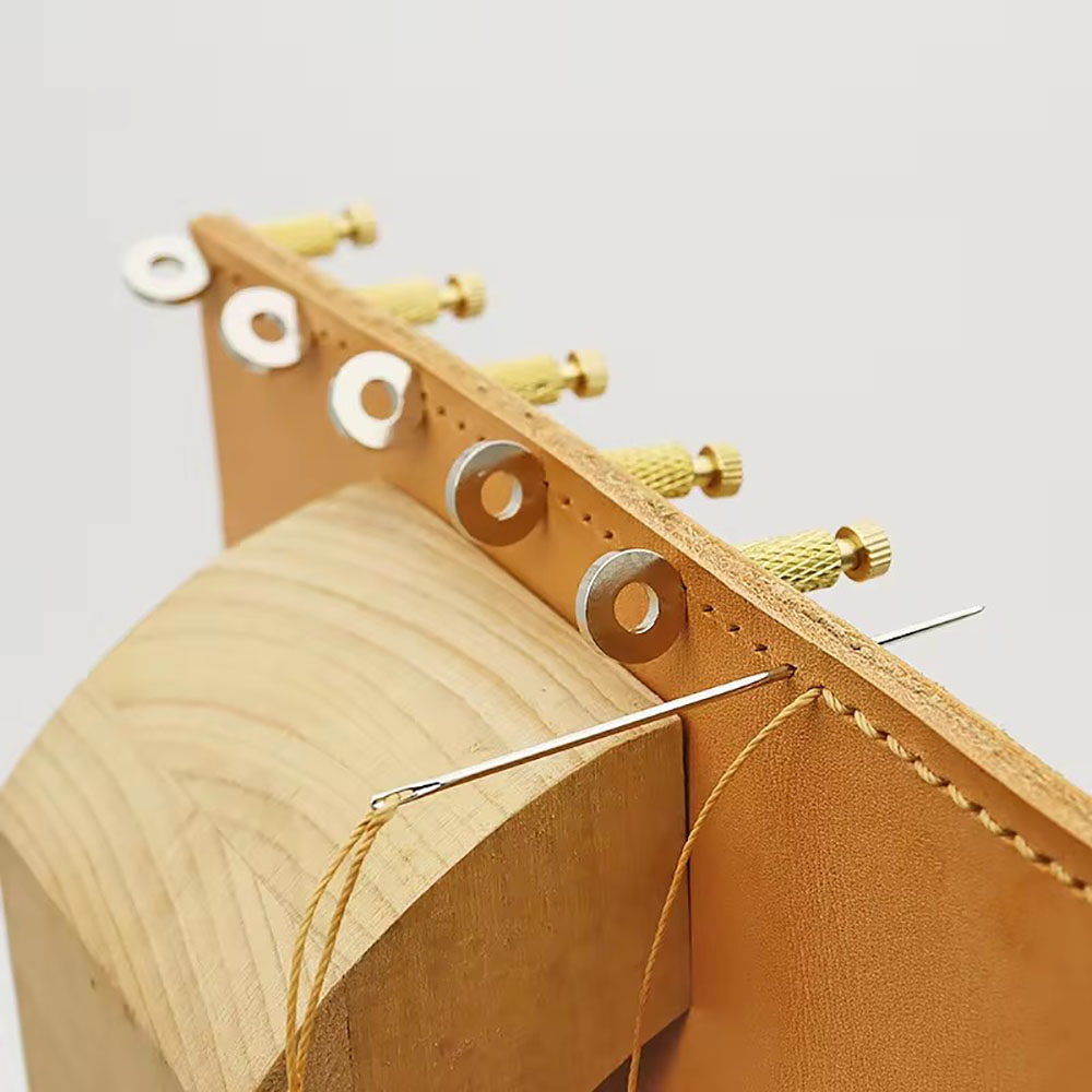 Leatherwork Clamp - 5 個縫合糸位置決め針 DIY 手動革縫合糸クランプ固定切断穴脱臼を防止革ツール