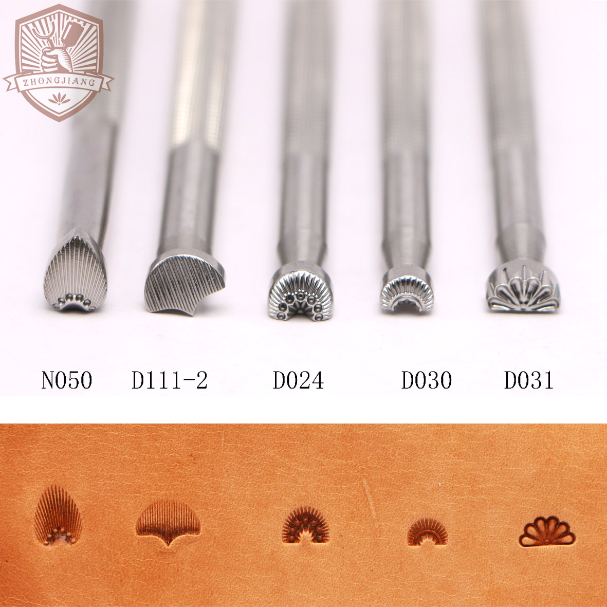 Leatherwork Embossing - レザースタンピング レザーキングツール ボーダー D024 D030 D031