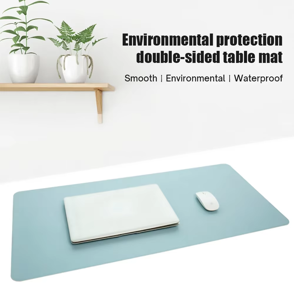 デスクマット防水 PU レザーマウスパッドレザーデスク保護カ - Leatherwork Table のレビューと価格