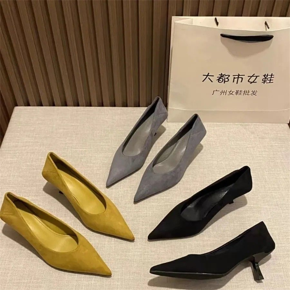 2025年新作レディースオフィスシューズ、エレガントなレザー - Leatherwork In French のレビューと価格