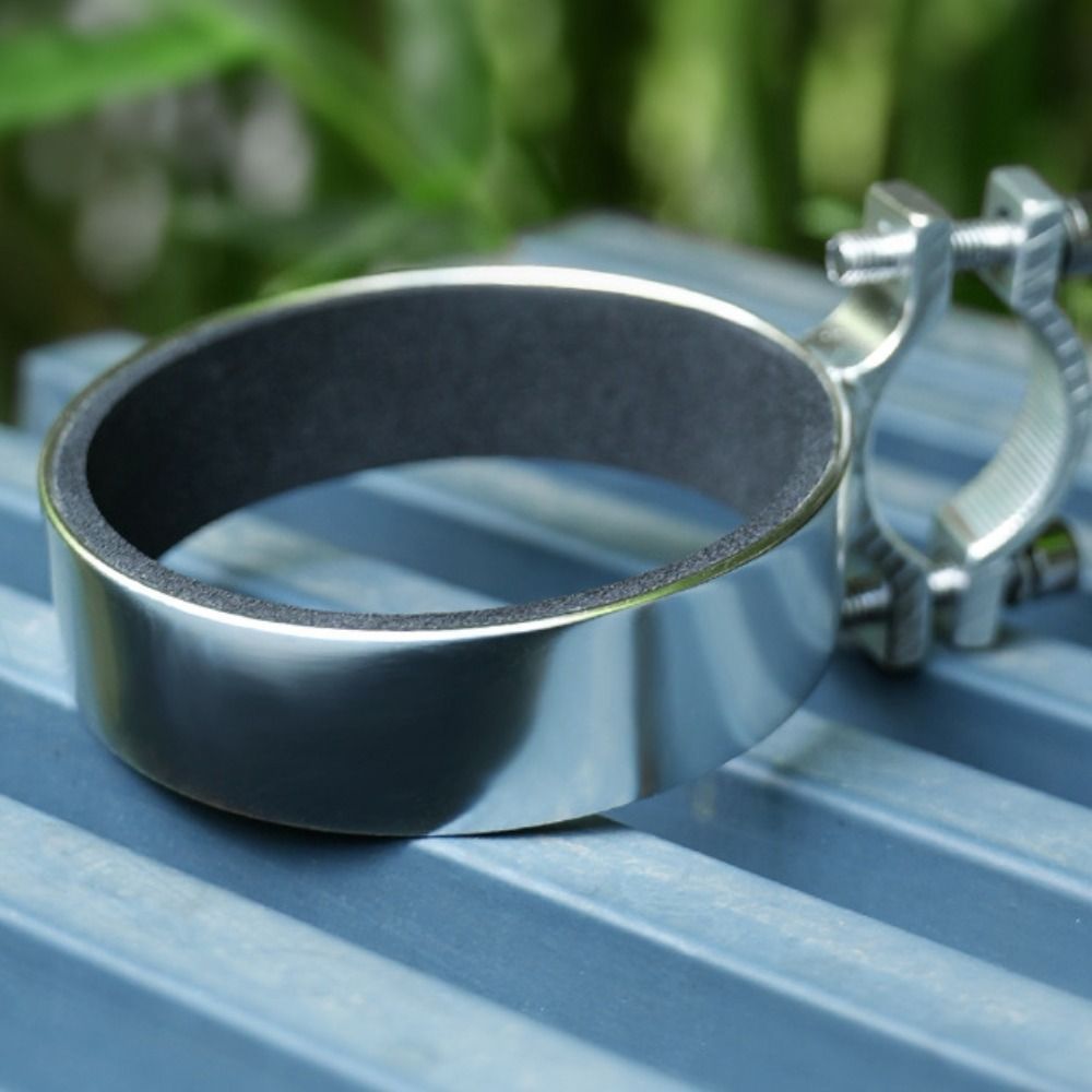 金属クランプサイクリングウォーターボトルケージ革素材ポータブ - Leatherwork Clamp のレビューと価格