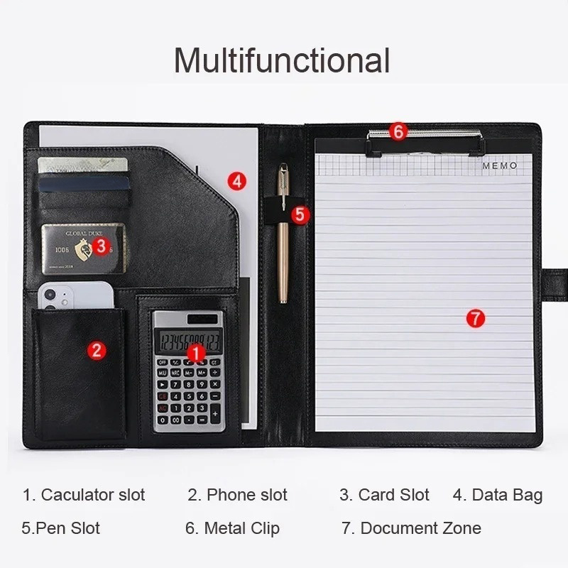 A4 レザー エグゼクティブ ポートフォリオ フォルダー ド - Leather Work Folder のレビューと価格