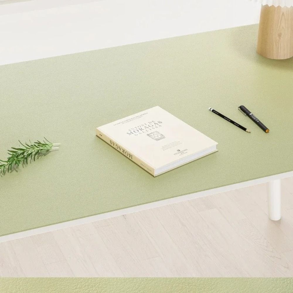 シンプルな保護アイ学生デスクマットレザー耐油コーヒーテーブル - Leatherwork Table のレビューと価格