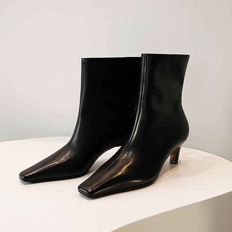 AIYKAZYSDL 2025 スクエアトゥ アンクルブーツ - Leather Work Western のレビューと価格