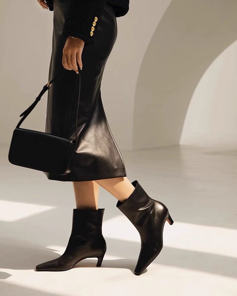 AIYKAZYSDL 2025 スクエアトゥ アンクルブーツ - Leather Work Western のレビューと価格