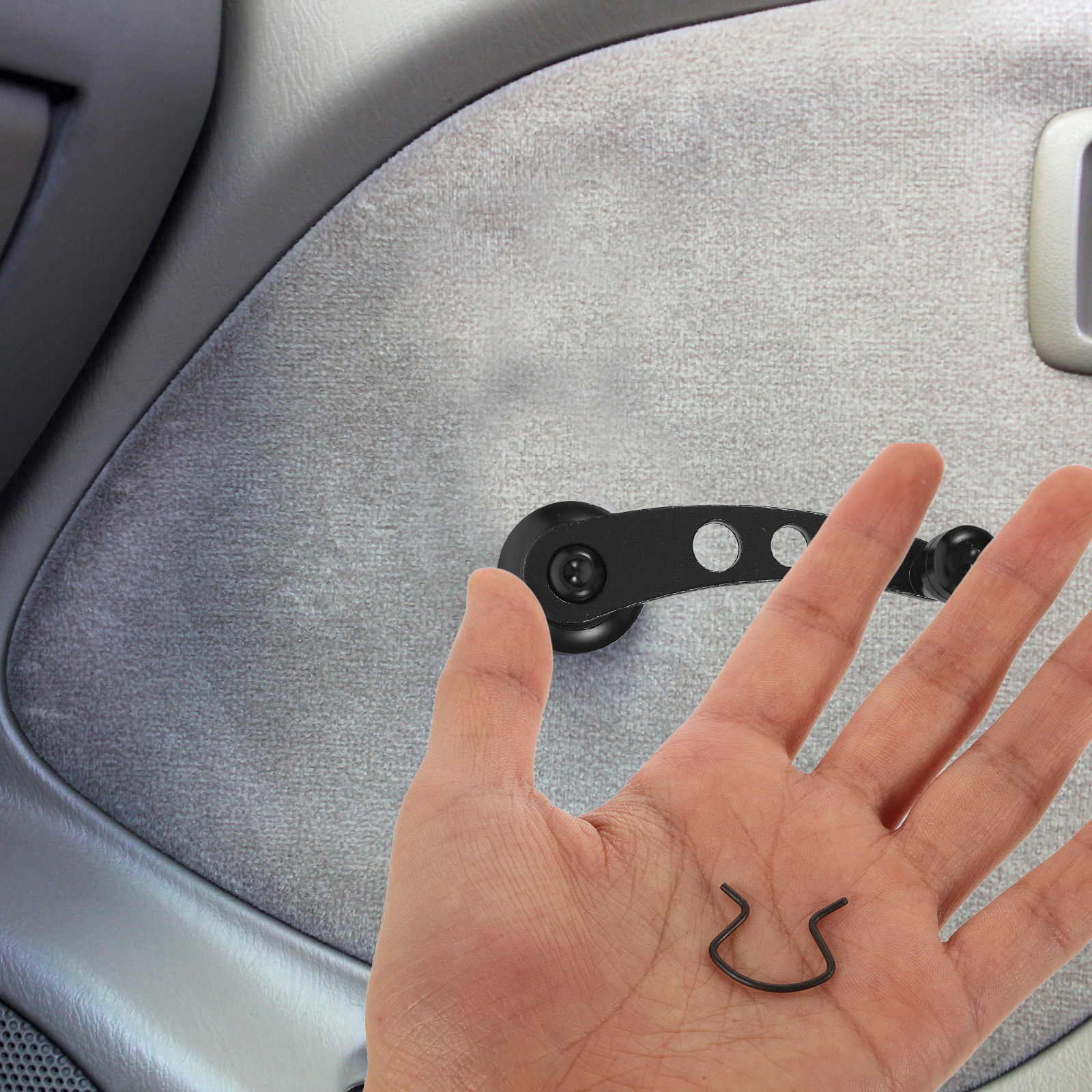 10個入り 車用ウィンドウハンドル固定クリップ 金属製交換用 - Leatherwork Hardware のレビューと価格