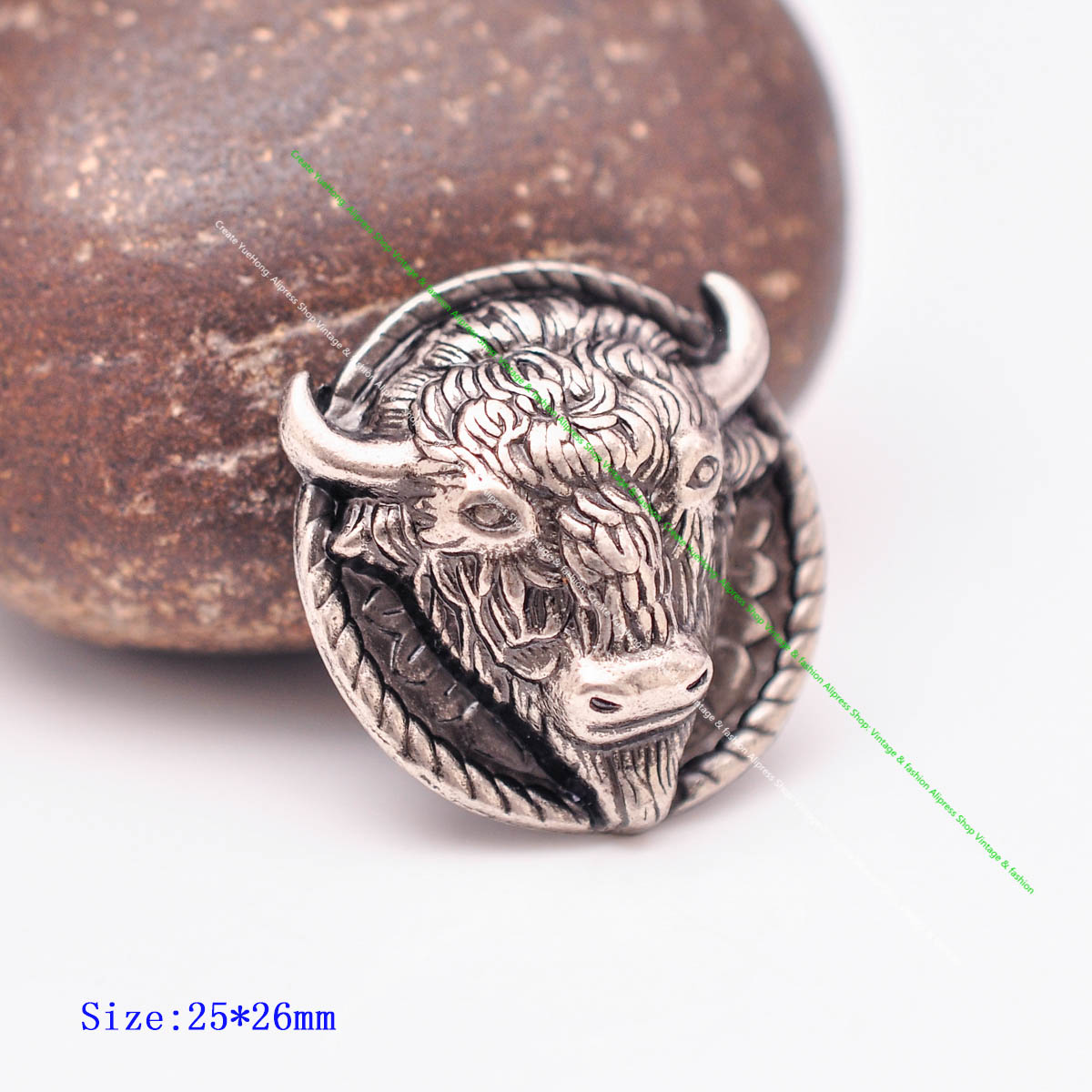 ドリル用シルバーフラットヘッド,10個セット,26x25mm - Leatherwork Hardware のレビューと価格