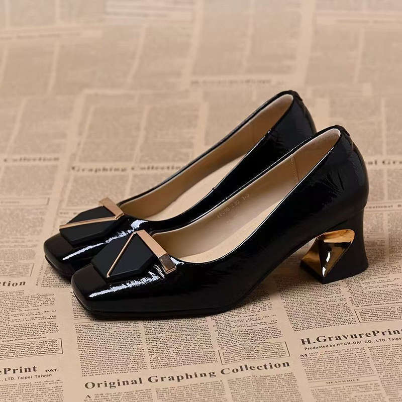 ハイヒール 2026 ワークレザーシューズ シングルシューズ - Leatherwork In French のレビューと価格