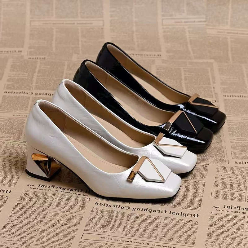 ハイヒール 2026 ワークレザーシューズ シングルシューズ - Leatherwork In French のレビューと価格