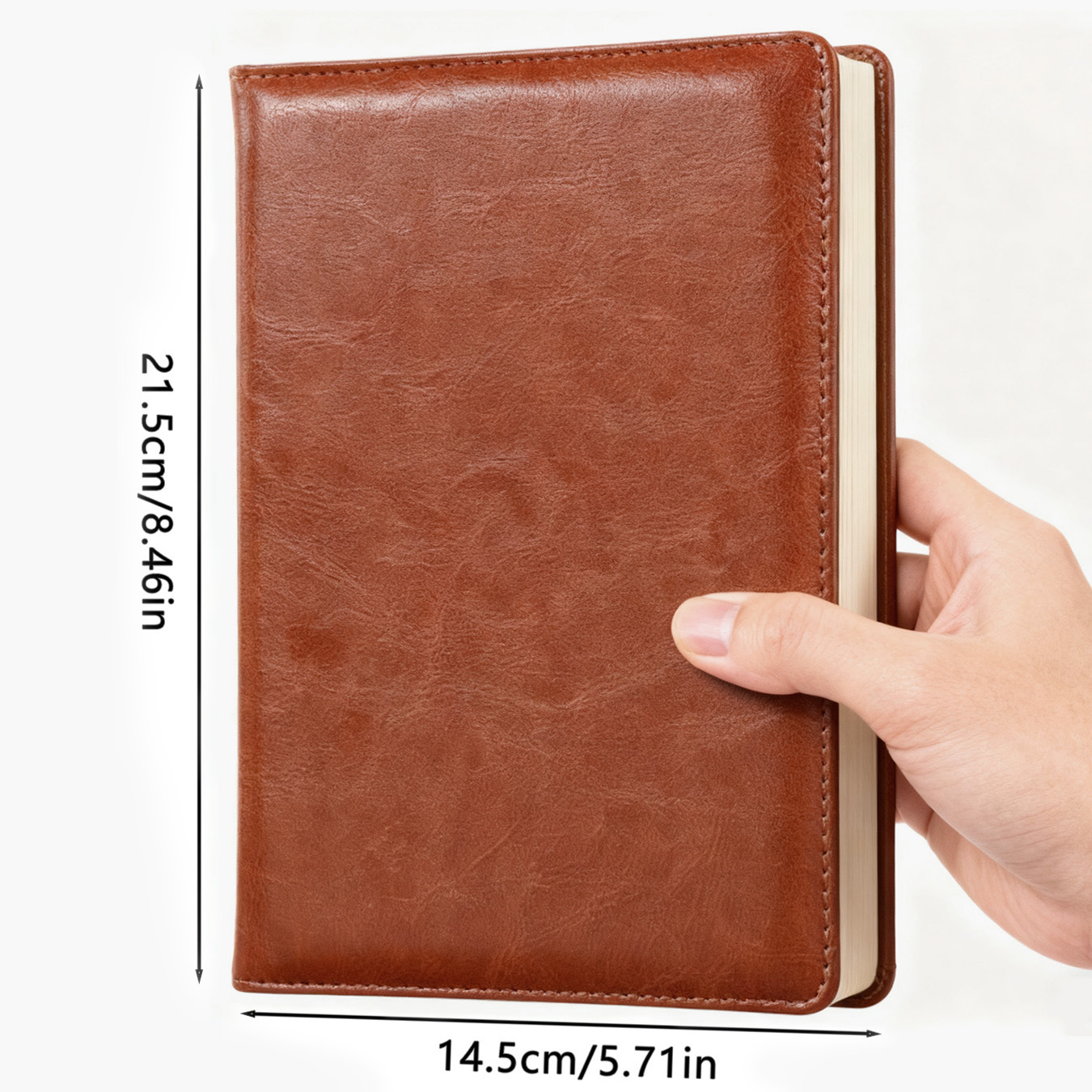 ヴィンテージエンボス加工のクマ柄A5レザーノートブック、名入 - Leatherwork Journal のレビューと価格