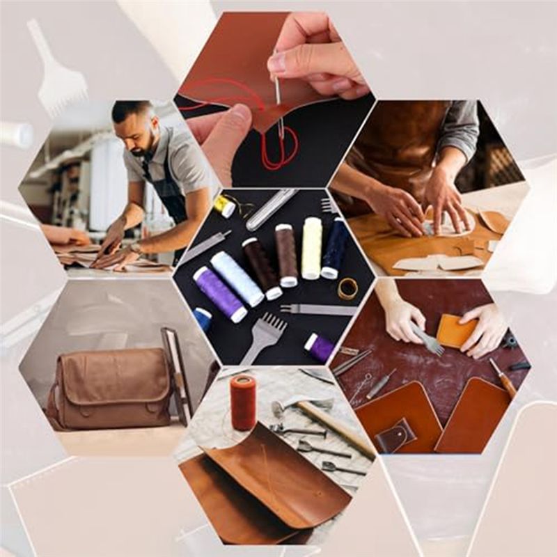 ABHI-14点革工芸ツールセット（4mm 1/2/4/6穴 - Leatherwork Beginner Tools のレビューと価格
