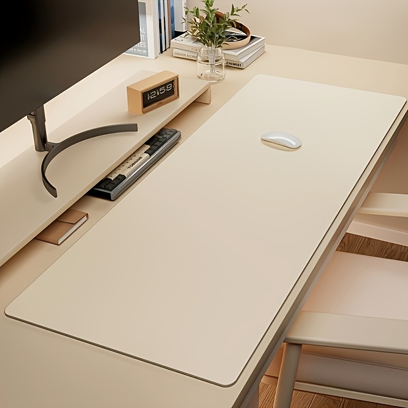 1個の大型フェイクレザーマウスパッド、滑り止め防水デスクパッ - Leatherwork Table のレビューと価格