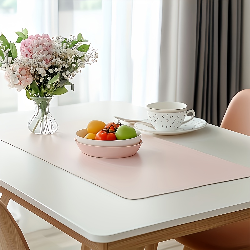 1個の大型フェイクレザーマウスパッド、滑り止め防水デスクパッ - Leatherwork Table のレビューと価格