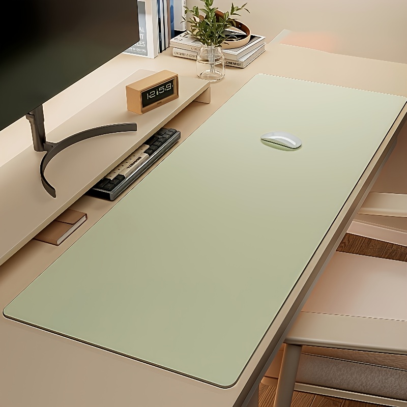 1個の大型フェイクレザーマウスパッド、滑り止め防水デスクパッ - Leatherwork Table のレビューと価格