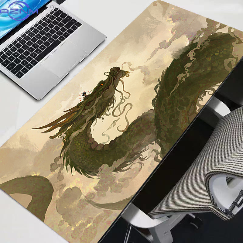 レザー製ドラゴンボールZマウスパッド、ラバー製大型PCマウス - Leatherwork Table のレビューと価格