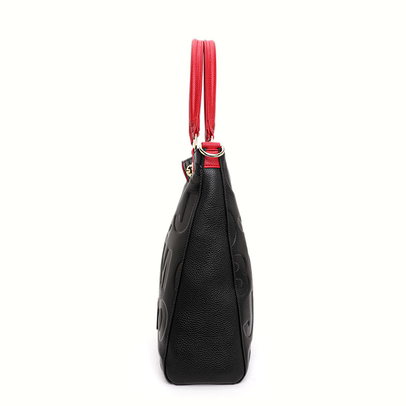 本牛革エンボスレタートートバッグ取り外し可能なクロスストラッ - Leatherwork Embossing のレビューと価格