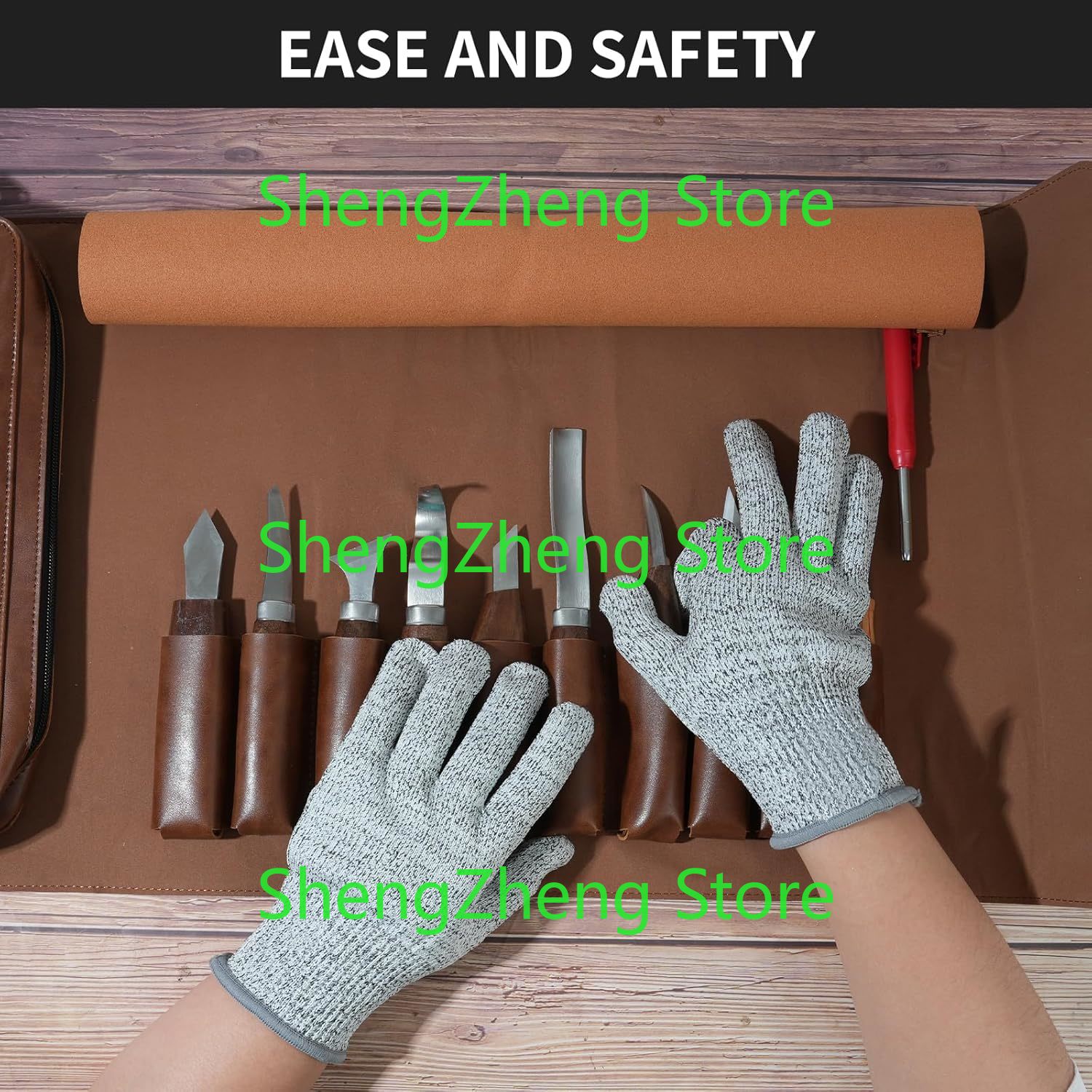 木彫りツールセットキット 木工彫刻ナイフツールセット 初心者 - Leatherwork Beginner Tools のレビューと価格