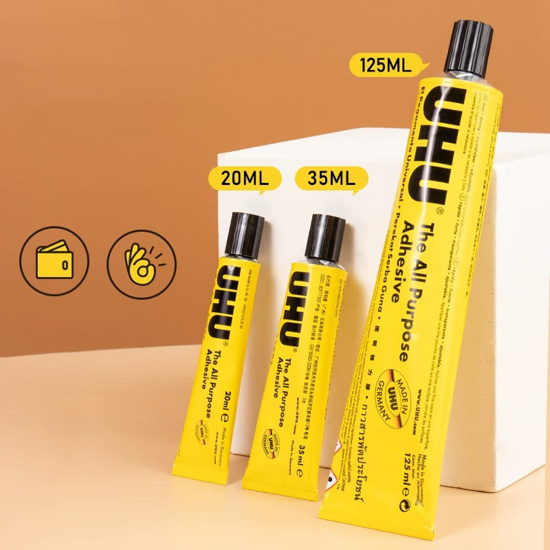 7ml/20ml/35ml/60ml UHU ユニバーサルフ - Contact Cement Leather のレビューと価格