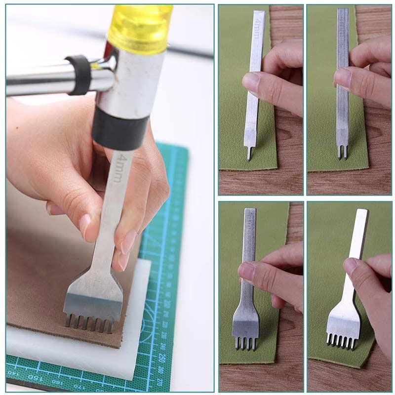 25点入り革細工ツールセット 初心者向けDIYレザークラフト - Leatherwork Beginner Tools のレビューと価格