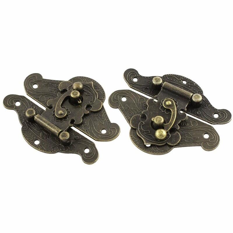 5/10 個ヴィンテージメタルハードウェア家具木箱レザーバッ - Leatherwork Hardware のレビューと価格