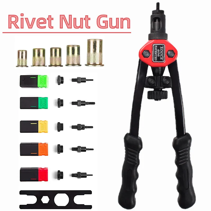 ダブルベットナットガン,丈夫なリベット留めツールキット,ワイ - Rivet Setter Tool のレビューと価格