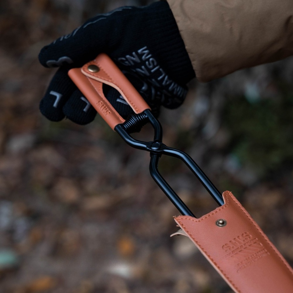 耐火クランプ ピクニック用耐火炭クランプ 火傷防止炭クランプ - Leatherwork Clamp のレビューと価格