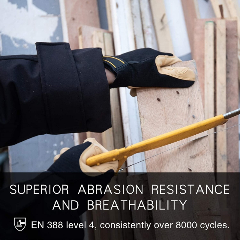 Xyehs-軽量作業用手袋、耐久性とソフトメカニック用手袋、 - Leveling Leatherworking のレビューと価格