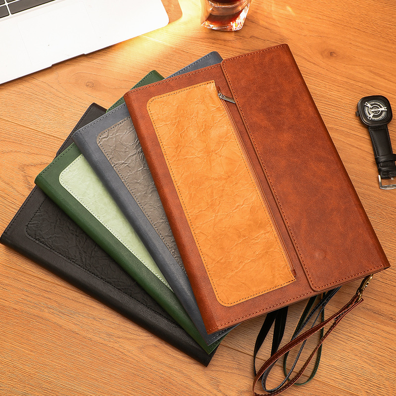 1 個レザー A4 ドキュメントバッグ肥厚ファイルフォルダー - Leather Work Folder のレビューと価格
