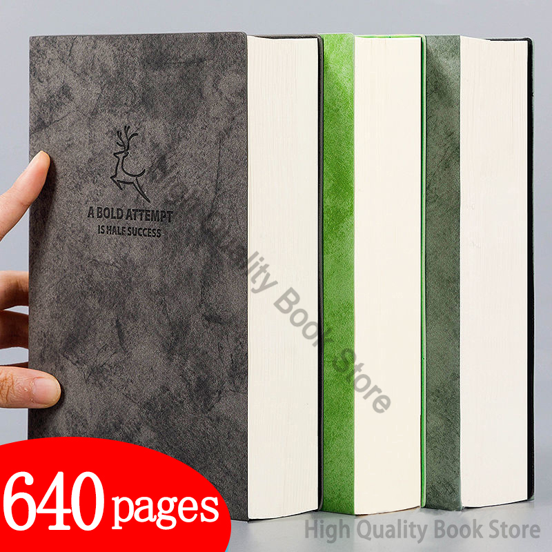 非常に厚い空白の本,320枚の革スケッチブック,アルバム,オ - Leatherwork Journal のレビューと価格