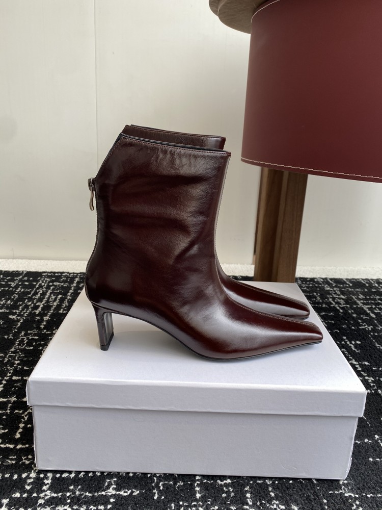 エレガントな女性フレンチスタイルジッパーワークハイシンヒール - Leatherwork In French のレビューと価格