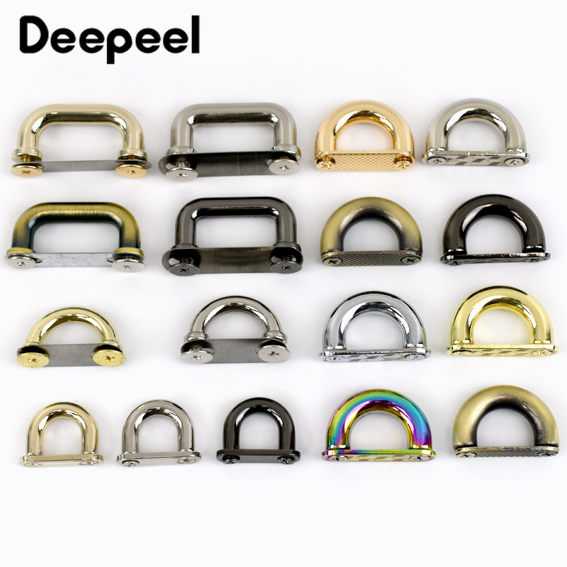 Deepeel-メタルバックルアーチブリッジdリングコネクタ - Leatherwork Hardware のレビューと価格