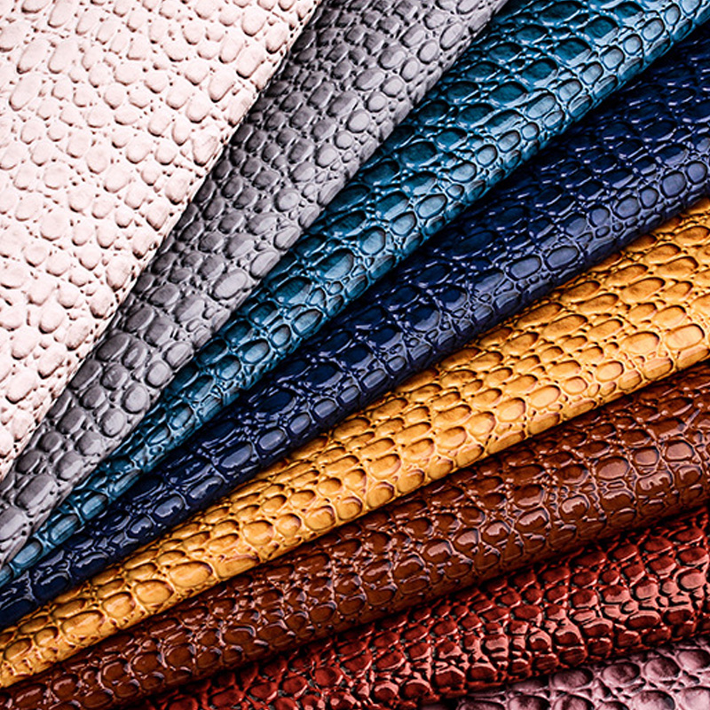 合成皮革の模造クロコダイル生地,バッグの作成のための合成皮革 - Leatherwork Embossing のレビューと価格